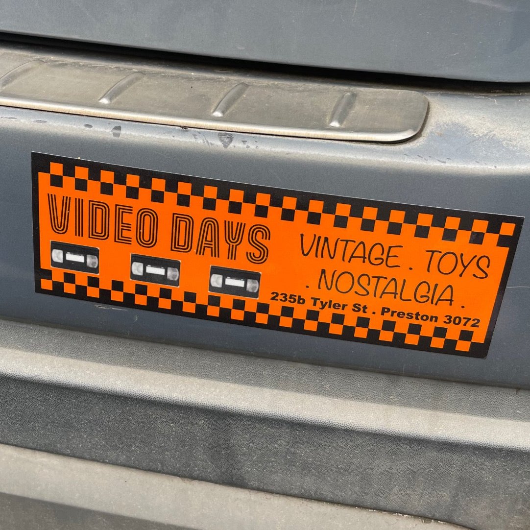 Video Days Store Bumper sticker